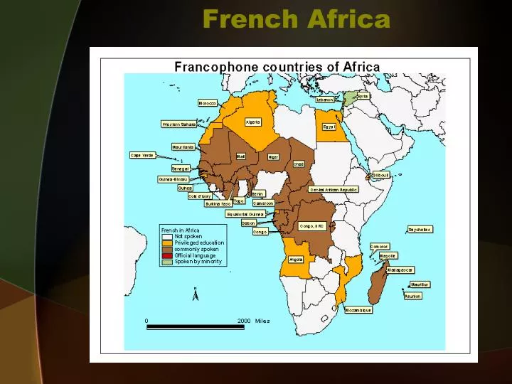 french africa