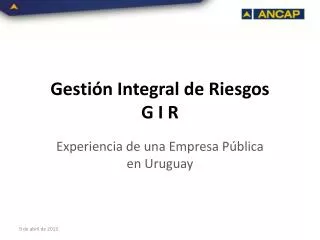 gesti n integral de riesgos g i r