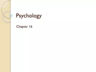 psychology