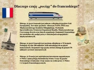 dlaczego czuj poci g do francuskiego