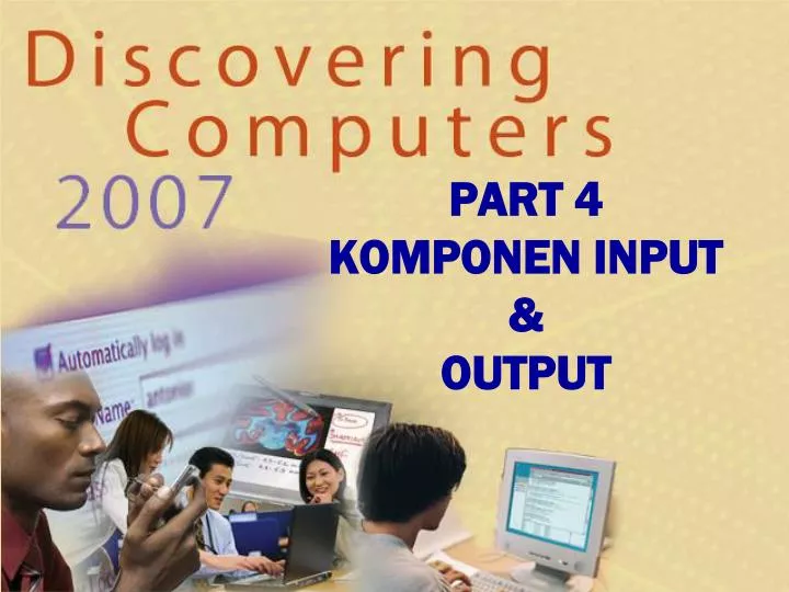 part 4 komponen input output