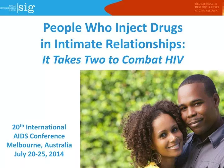 people who inject drugs in intimate relationships it takes two to combat hiv