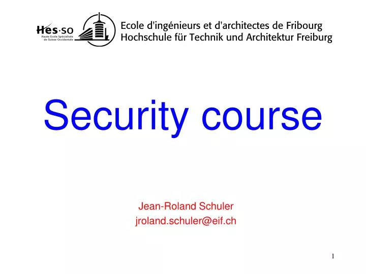 security course