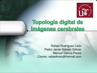 topolog a digital de im genes cerebrales