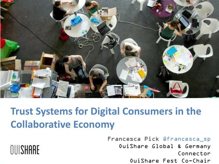 trust systems for digital consumers in the collaborative economy