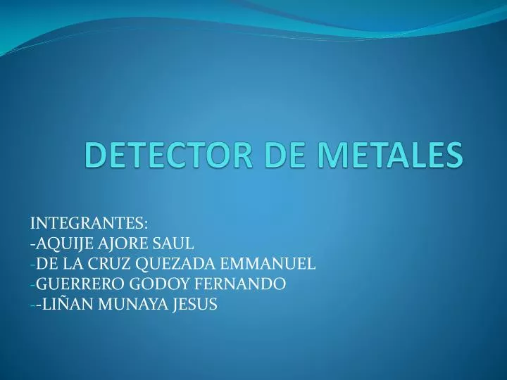 detector de metales