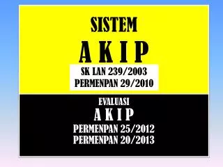 sistem a k i p