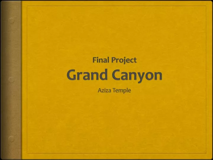 final project grand canyon