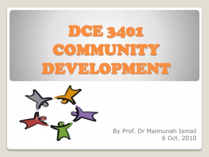 dce 3401 community development