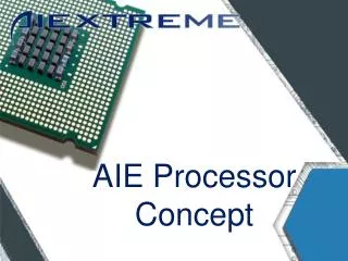 AIE Processor Concept