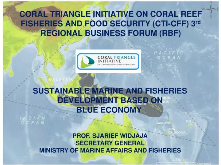 sustainable marine and fisheries development based on blue economy