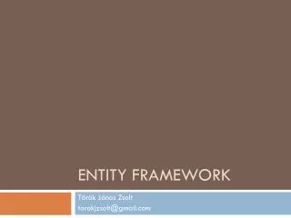 entity framework