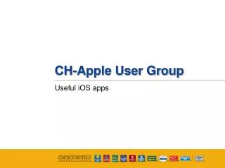 CH-Apple User Group
