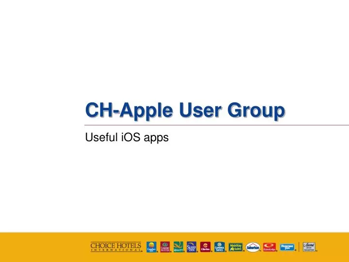 ch apple user group