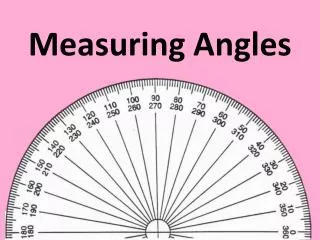 Measuring Angles