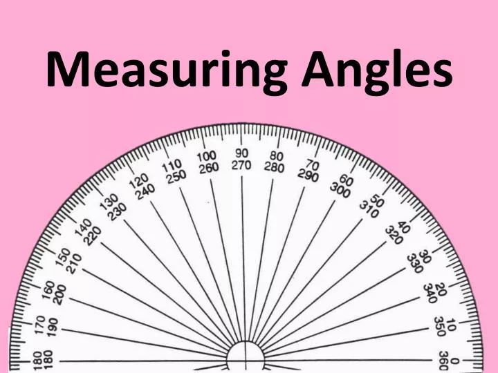 measuring angles