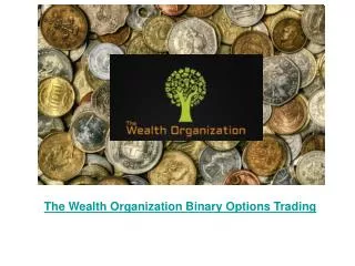 The Wealth Organization Binary Options Trading