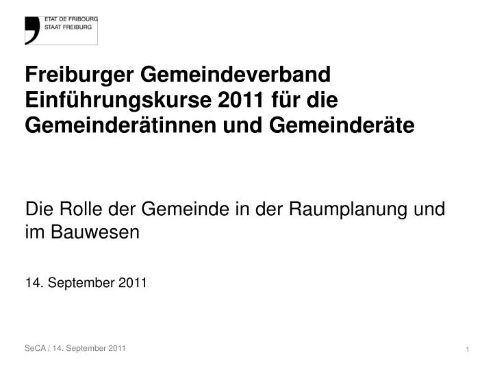 freiburger gemeindeverband einf hrungskurse 2011 f r die gemeinder tinnen und gemeinder te