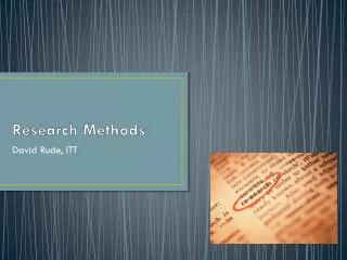 Research Methods