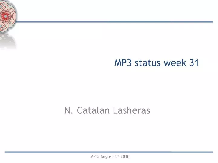 mp3 status week 31