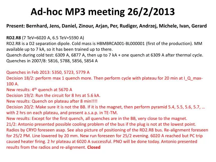 ad hoc mp3 meeting 26 2 2013