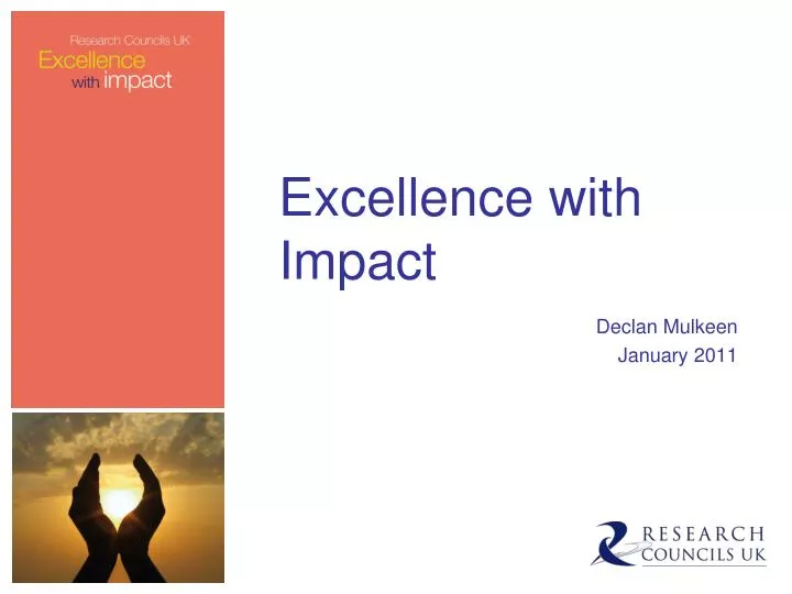 excellence with impact