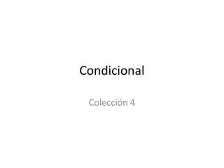 condicional