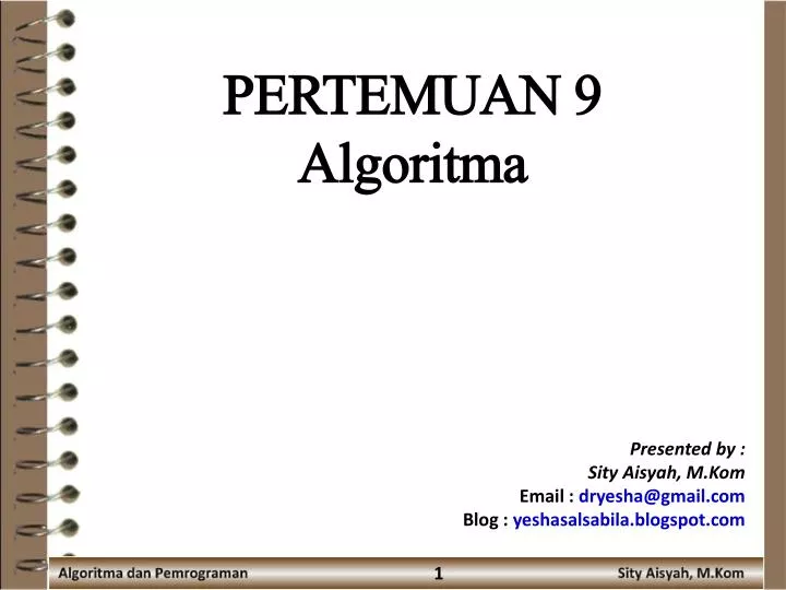 pertemuan 9 algoritma