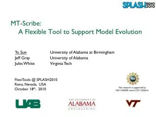 MT-Scribe: A Flexible Tool to Support Model Evolution