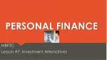 PERSONAL FINANCE - slide 1