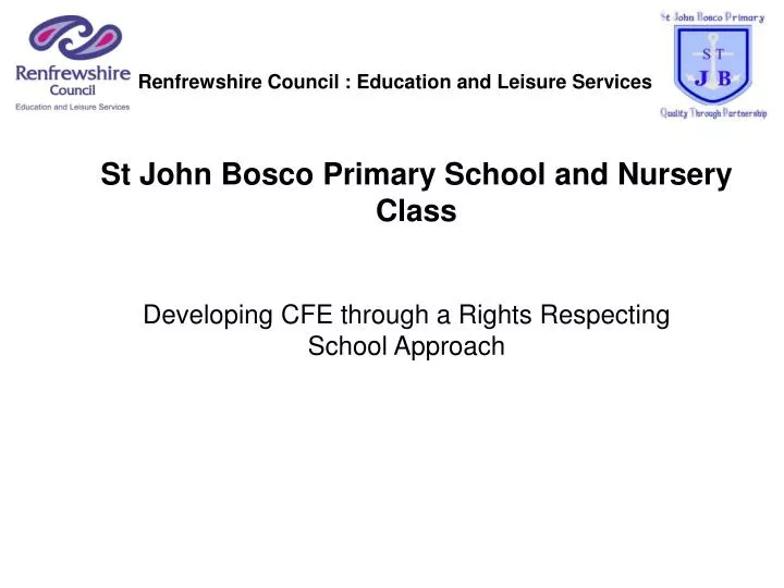 st john bosco primary school and nursery class