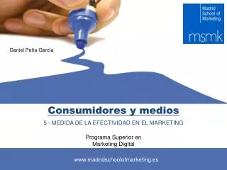consumidores y medios
