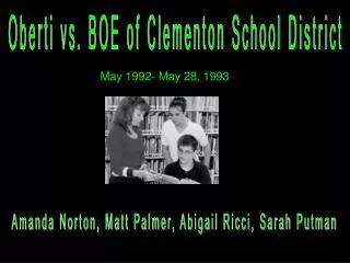 Oberti vs. BOE of Clementon School District