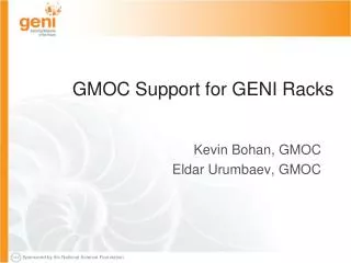 GMOC Support for GENI Racks