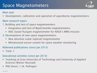 Space Magnetometers