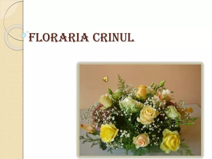 floraria crinul