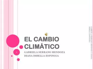el cambio clim tico