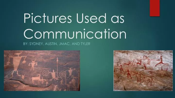 pictures used as communication