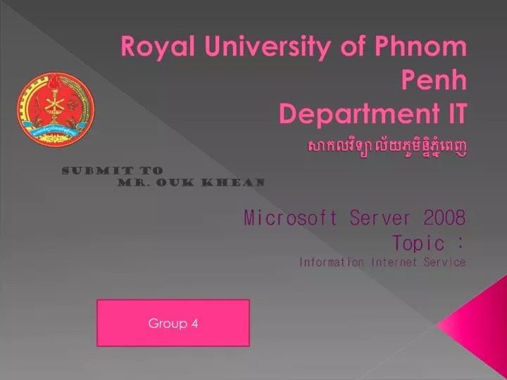 royal university of phnom penh department it
