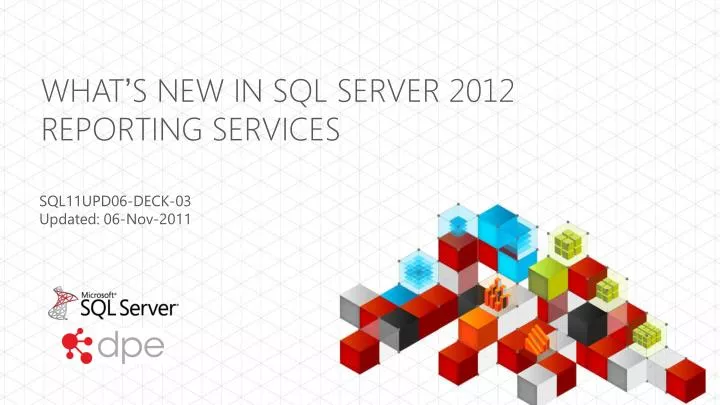 what s new in sql server 2012 reporting services