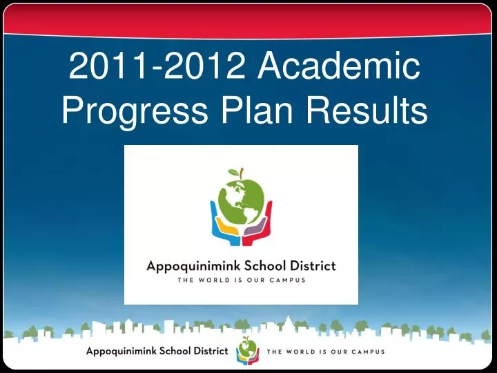 2011 2012 academic progress plan results