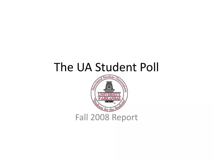 the ua student poll