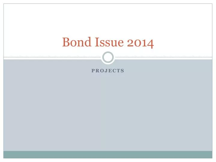 bond issue 2014