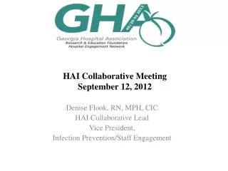 HAI Collaborative Meeting September 12, 2012