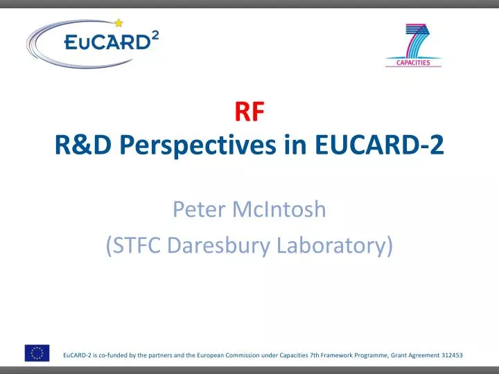 r d perspectives in eucard 2