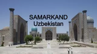 samarkand uzbekistan