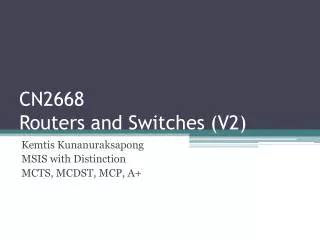 CN2668 Routers and Switches (V2)