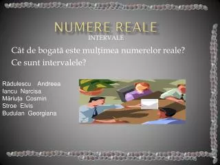 numere reale