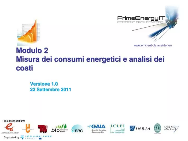 modulo 2 misura dei consumi energetici e analisi dei costi