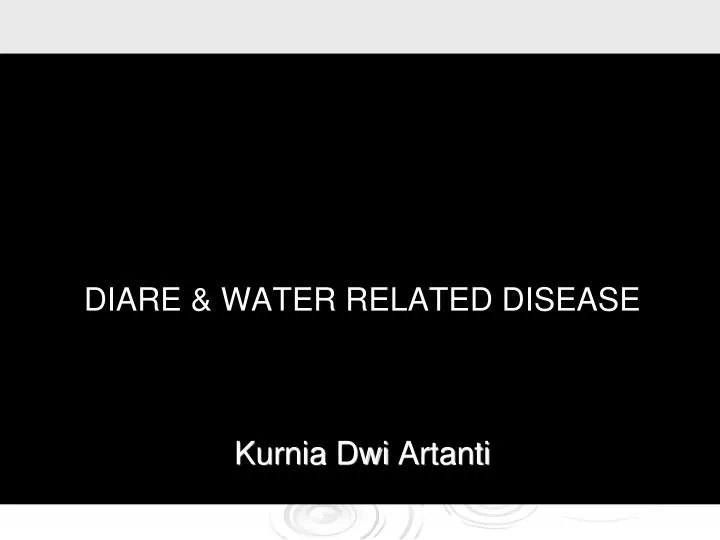 diare water related disease kurnia dwi artanti